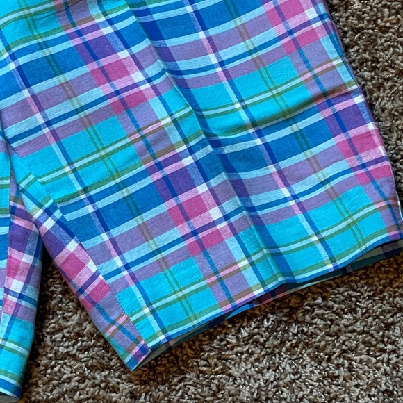 Reduced! Talbots Perfect Bermuda Shorts in Colorful Plaid - Picture 4 of 9